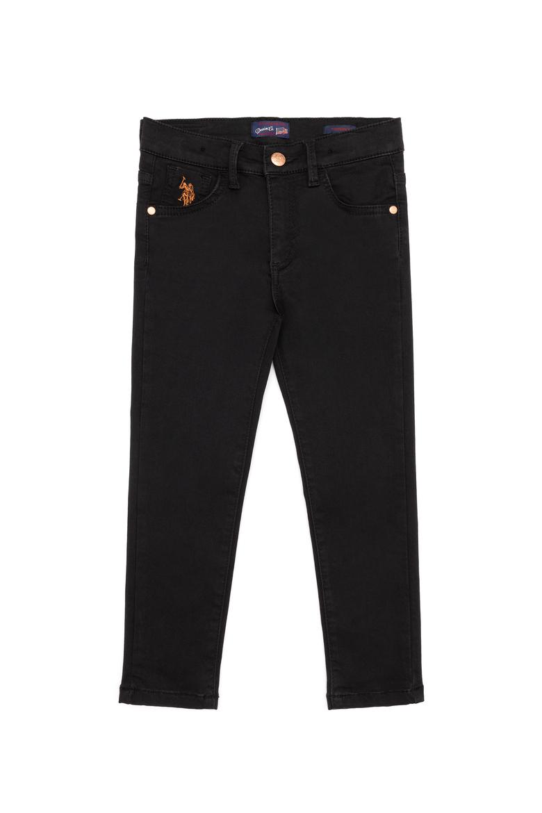Kız Çocuk Siyah Jean Pantolon - 50254589016
