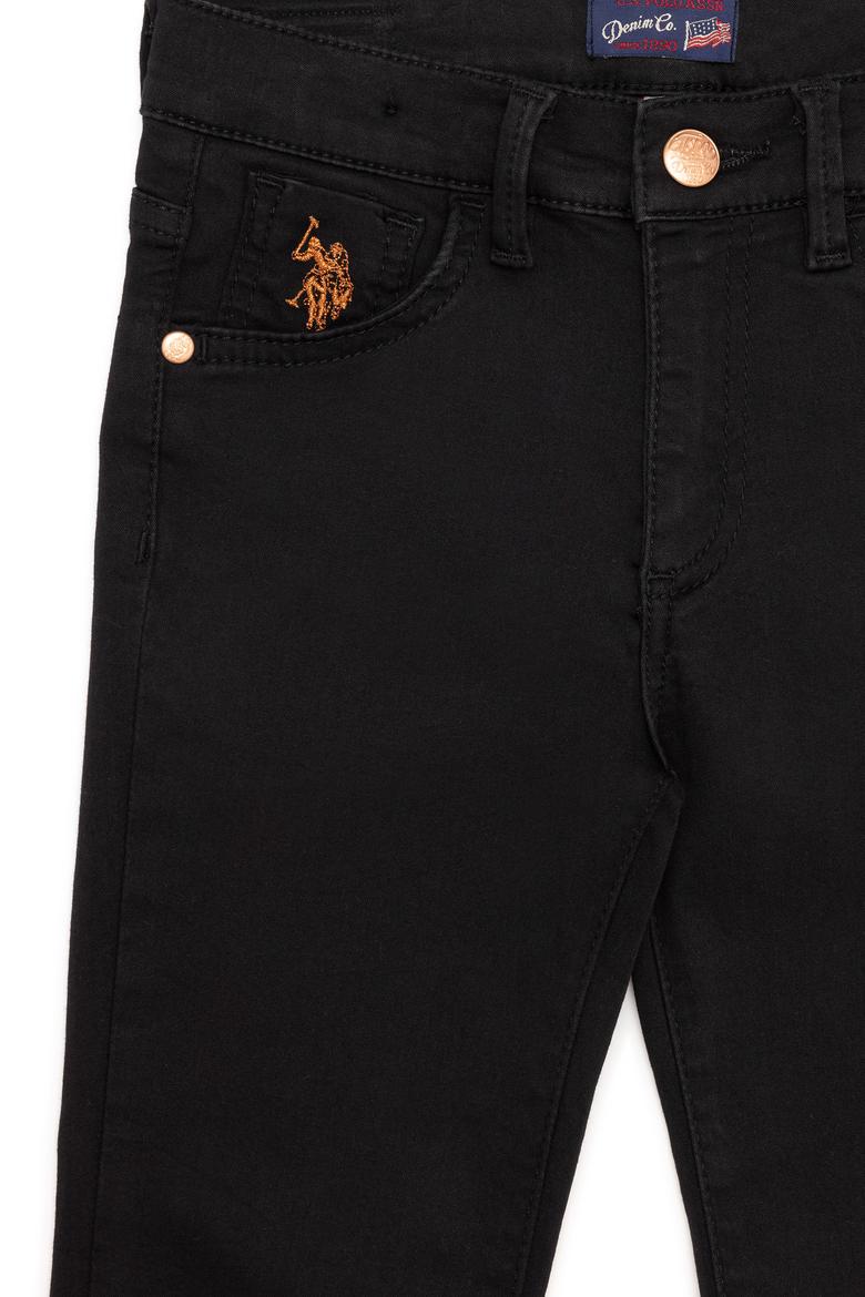 Kız Çocuk Siyah Jean Pantolon - 50254589016