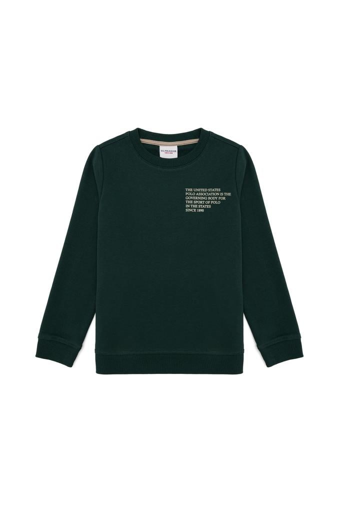 Erkek Çocuk Yeşil Sweatshirt