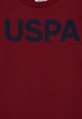 Çocuk Vişne Basic Bisiklet Yaka Sweatshirt - 50254505077