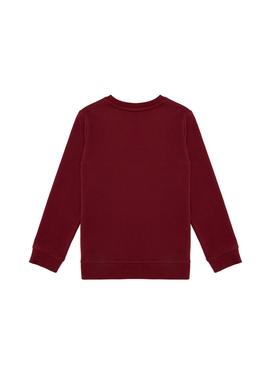 Çocuk Vişne Basic Bisiklet Yaka Sweatshirt - 50254505077