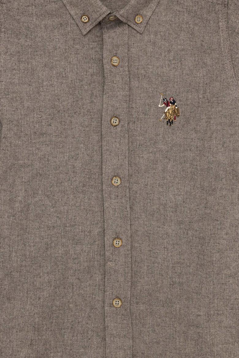 Erkek Çocuk Taş Uzun Kollu Gömlek - 50254466012