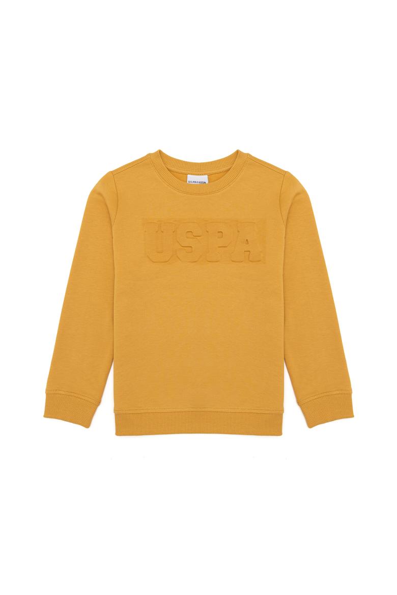 Erkek Çocuk Safran Basic Sweatshirt