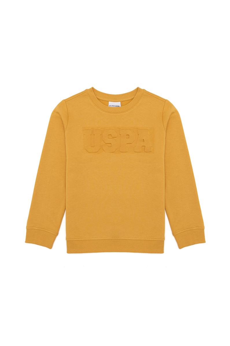 Erkek Çocuk Safran Basic Sweatshirt