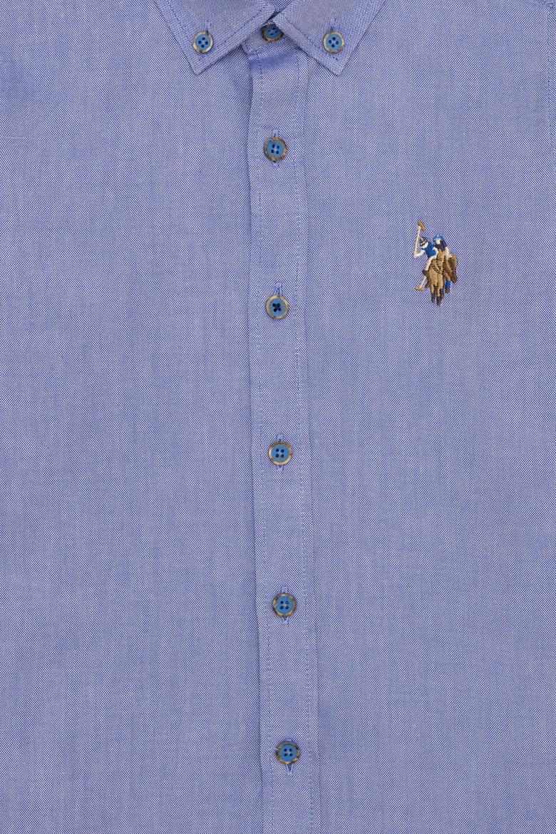 Erkek Çocuk Saks Uzun Kollu Basic Gömlek - 50254280088