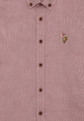 Erkek Çocuk Vişne Uzun Kollu Basic Gömlek - 50254280121