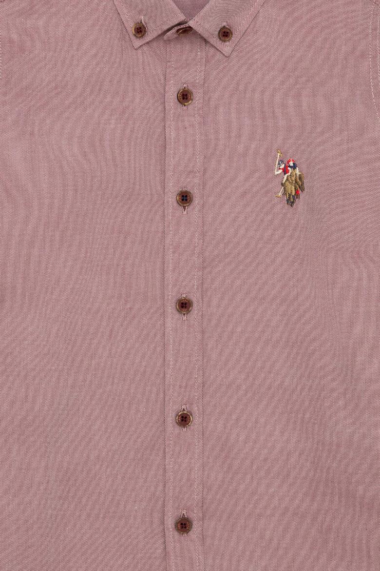 Erkek Çocuk Vişne Uzun Kollu Basic Gömlek - 50254280121