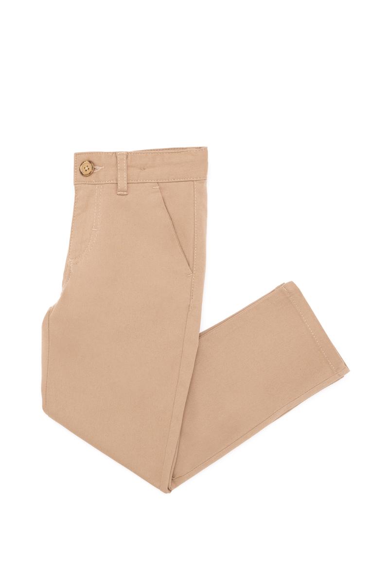 Erkek Çocuk Camel Kanvas Pantolon