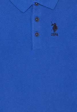 Erkek Çocuk Kobalt Mavi Polo Yaka Kazak - 50258071021