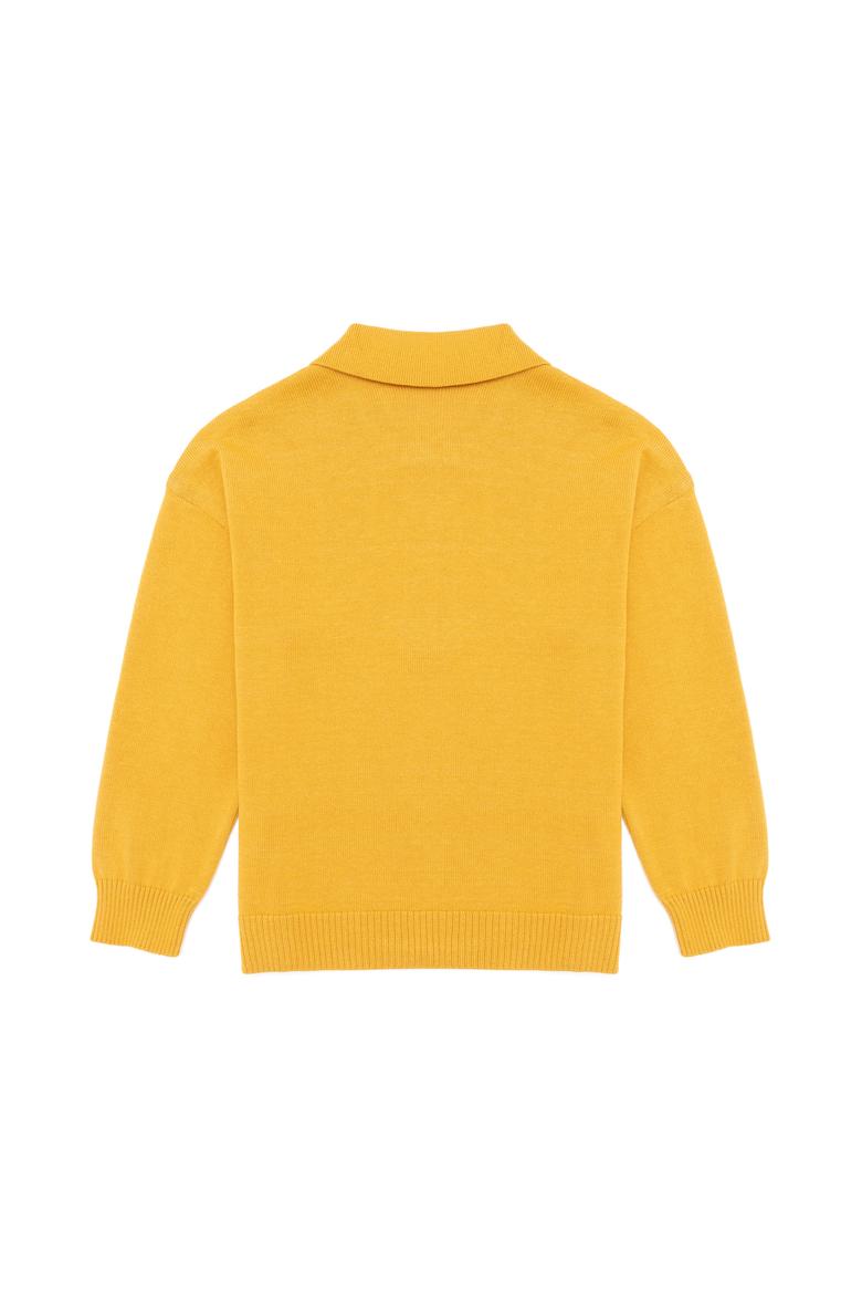 Erkek Çocuk Safran Polo Yaka Kazak - 50258071016