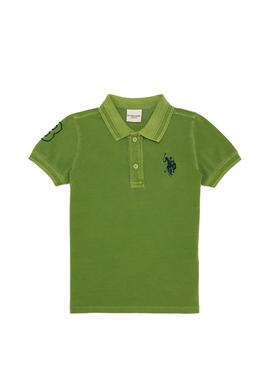 Erkek Çocuk Yeşil Polo Yaka Tişört - 50245075096