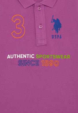 Erkek Çocuk Menekşe Polo Yaka Tişört - 50249579015