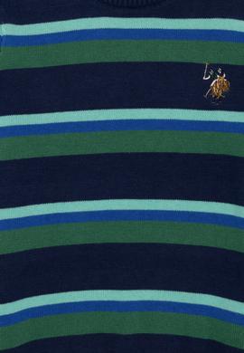 Erkek Çocuk Lacivert Bisiklet Yaka Triko Kazak - 50258215009