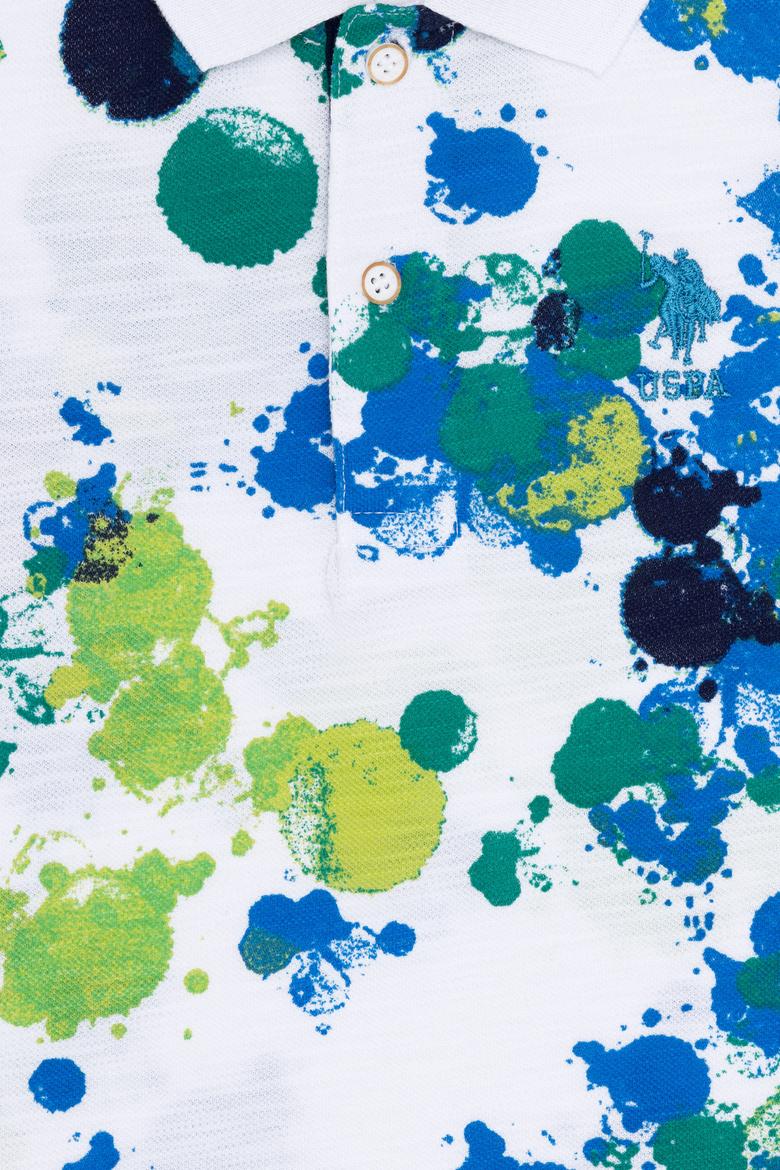 Erkek Çocuk Beyaz Polo Yaka Tişört - 50253256011