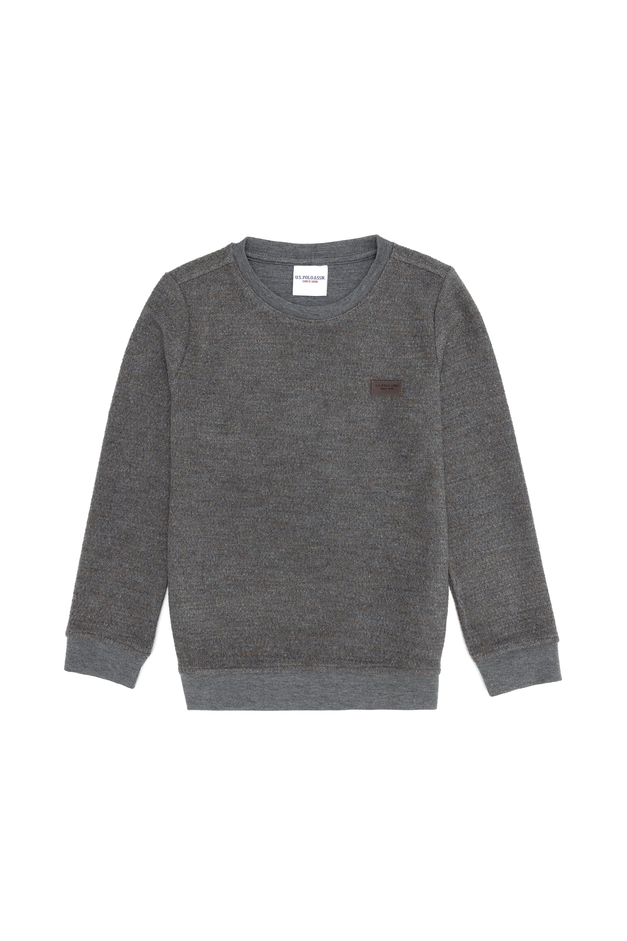 Erkek Çocuk Gri Melanj Sweatshirt