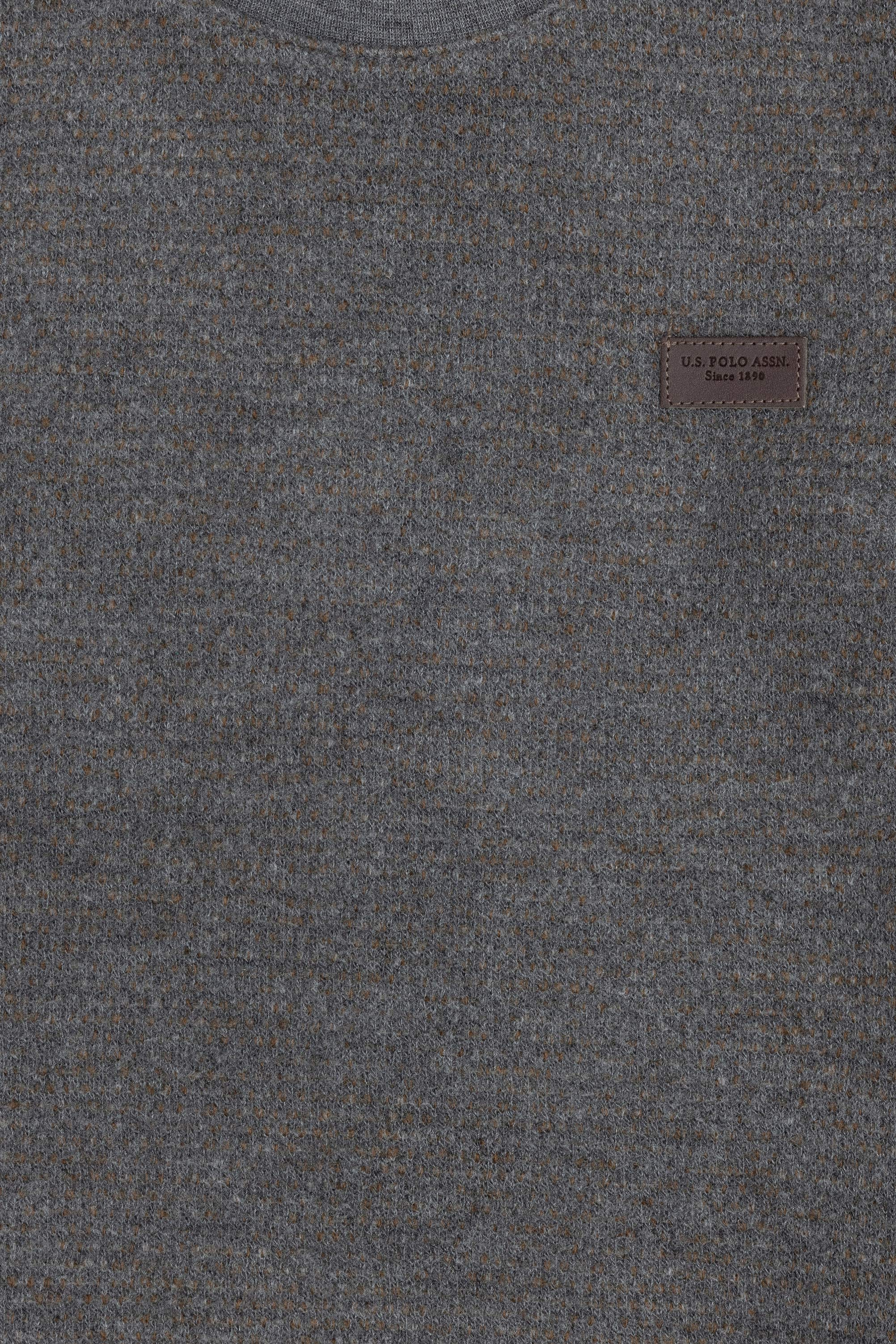 Erkek Çocuk Gri Melanj Sweatshirt - Image 3