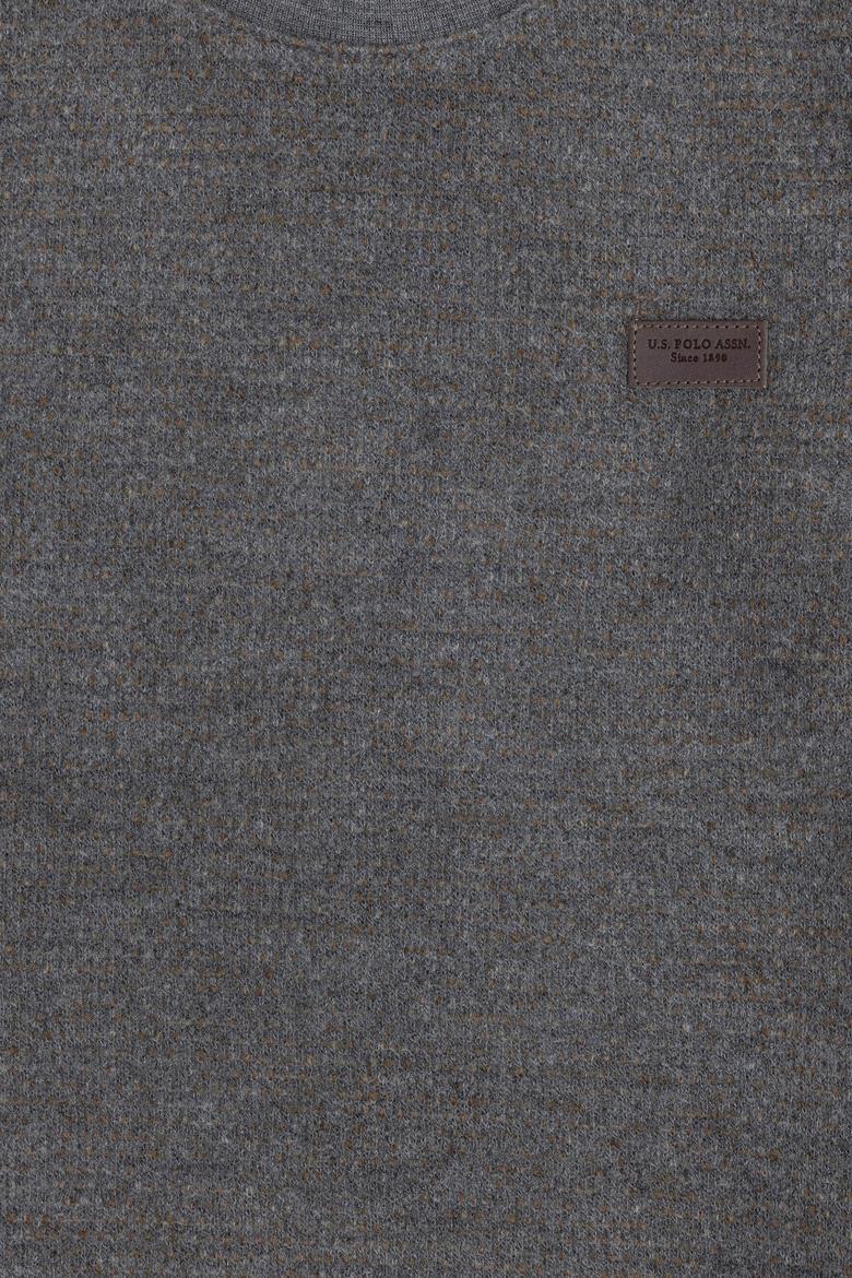 Erkek Çocuk Gri Melanj Sweatshirt - 50256388021