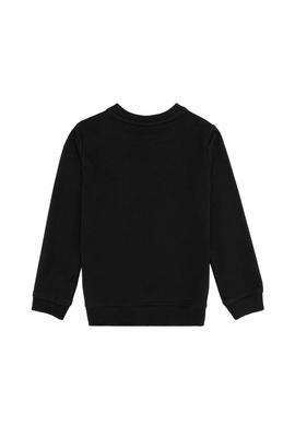 Çocuk Siyah Basic Bisiklet Yaka Sweatshirt - 50260645049