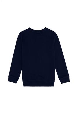 Çocuk Lacivert Basic Bisiklet Yaka Sweatshirt - 50260645027