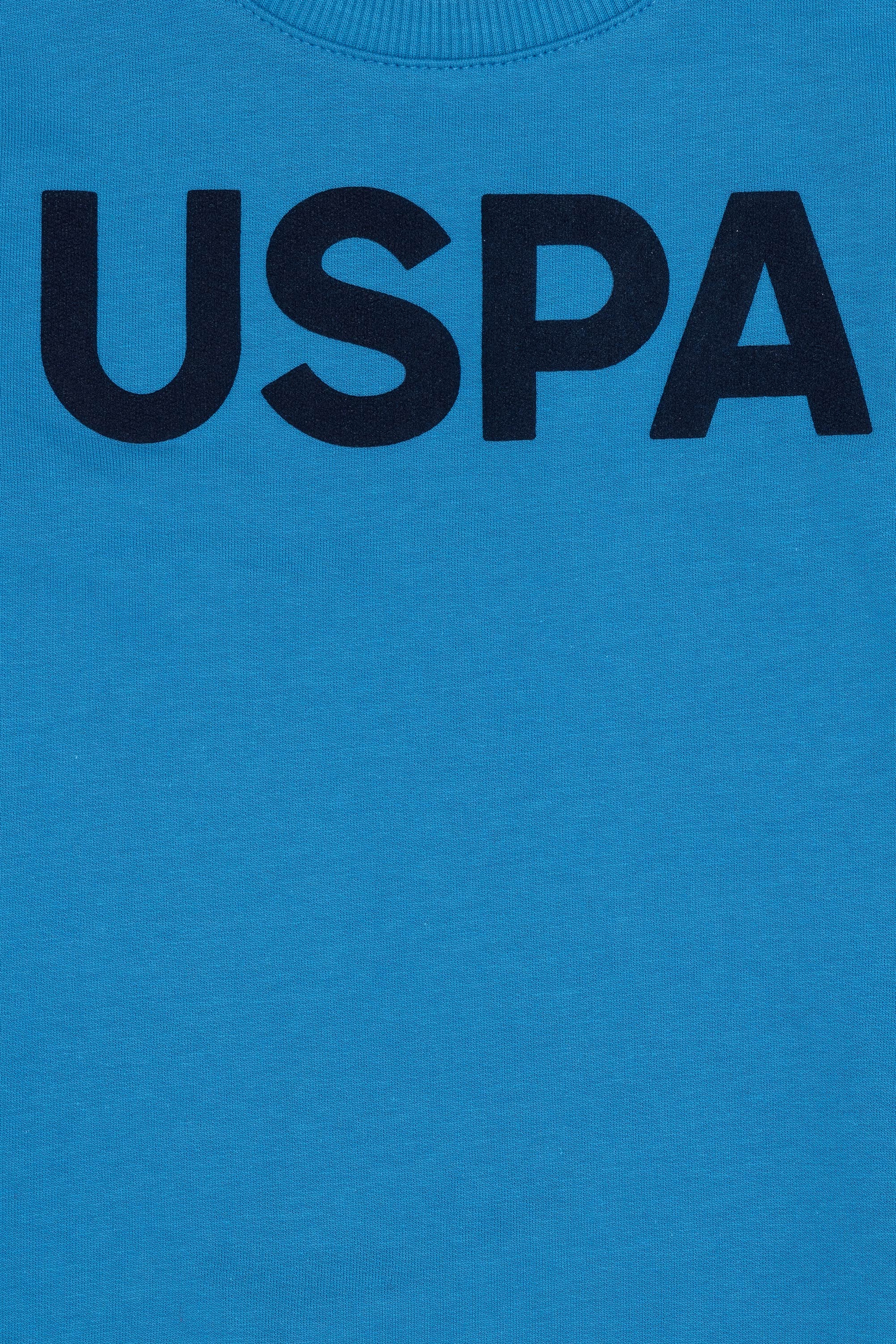 Erkek Çocuk Kobalt Mavi Basic Sweatshirt - Image 3