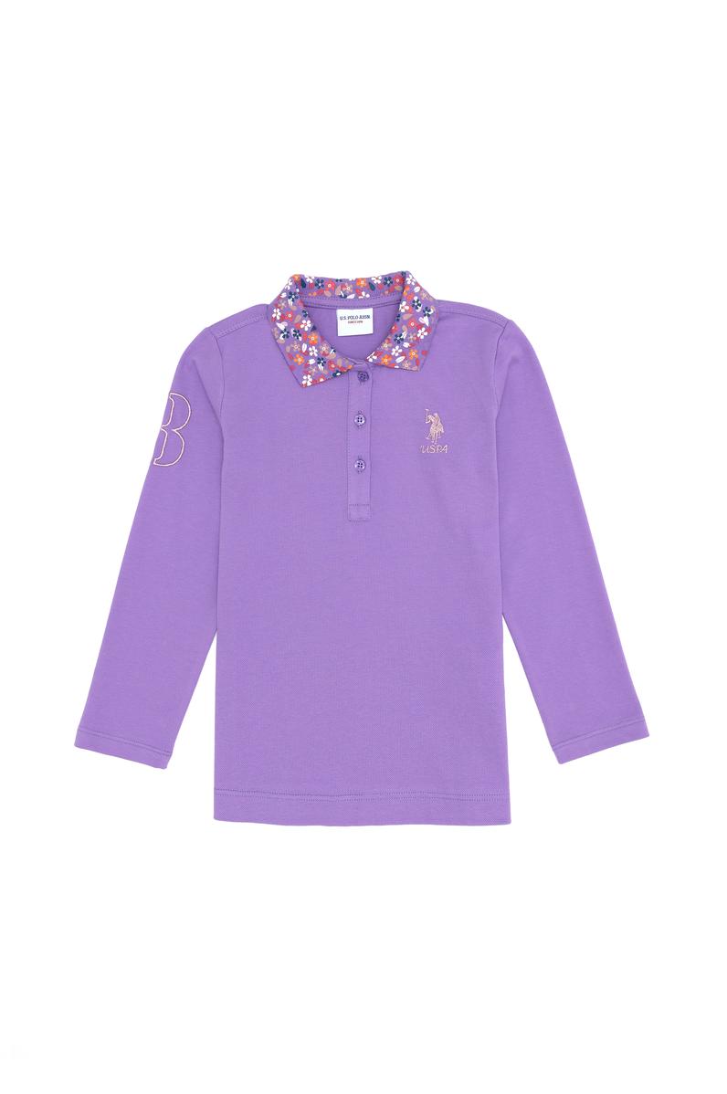 Çocuk Lila Basic Sweatshirt