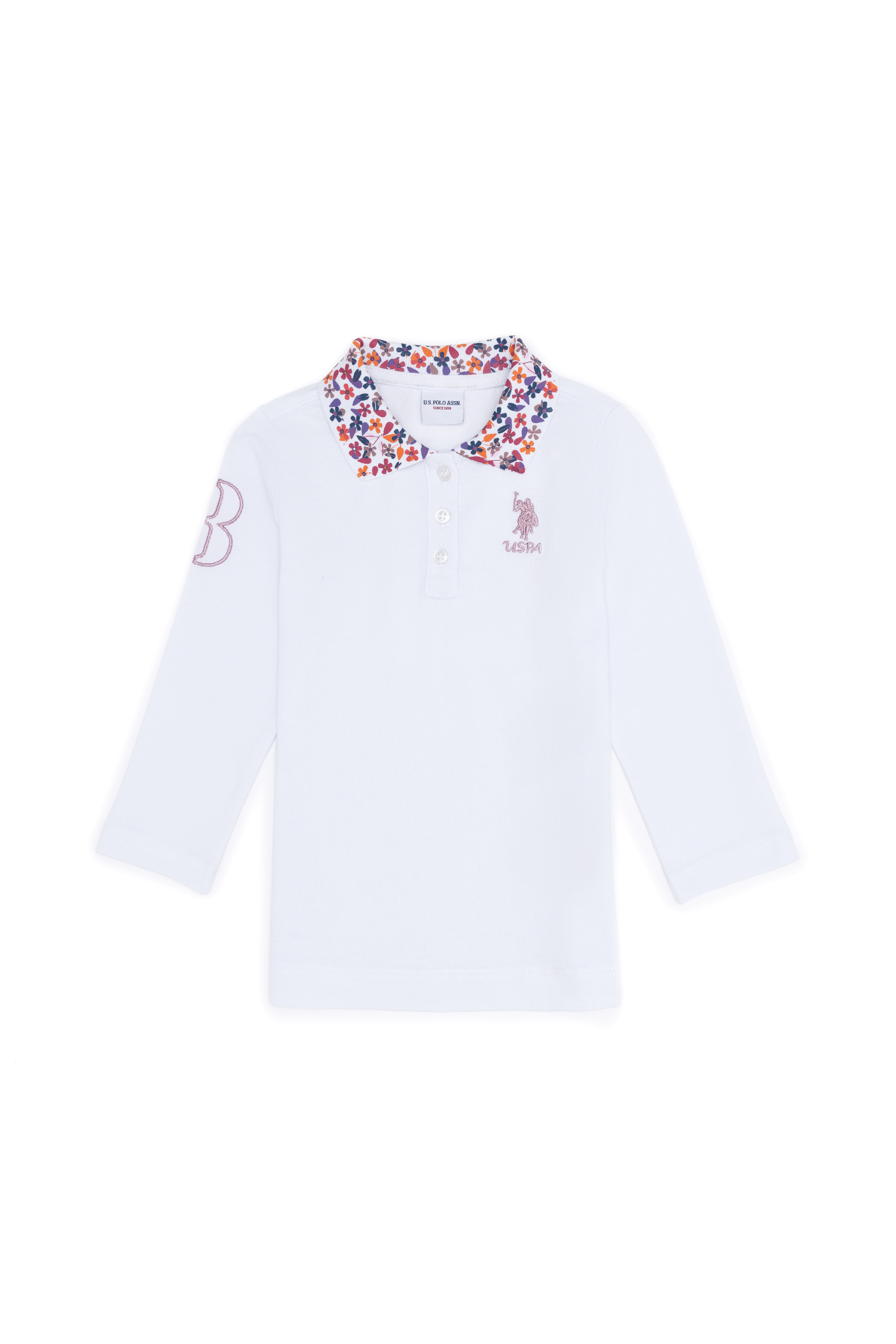 Çocuk Beyaz Basic Sweatshirt - Image 1