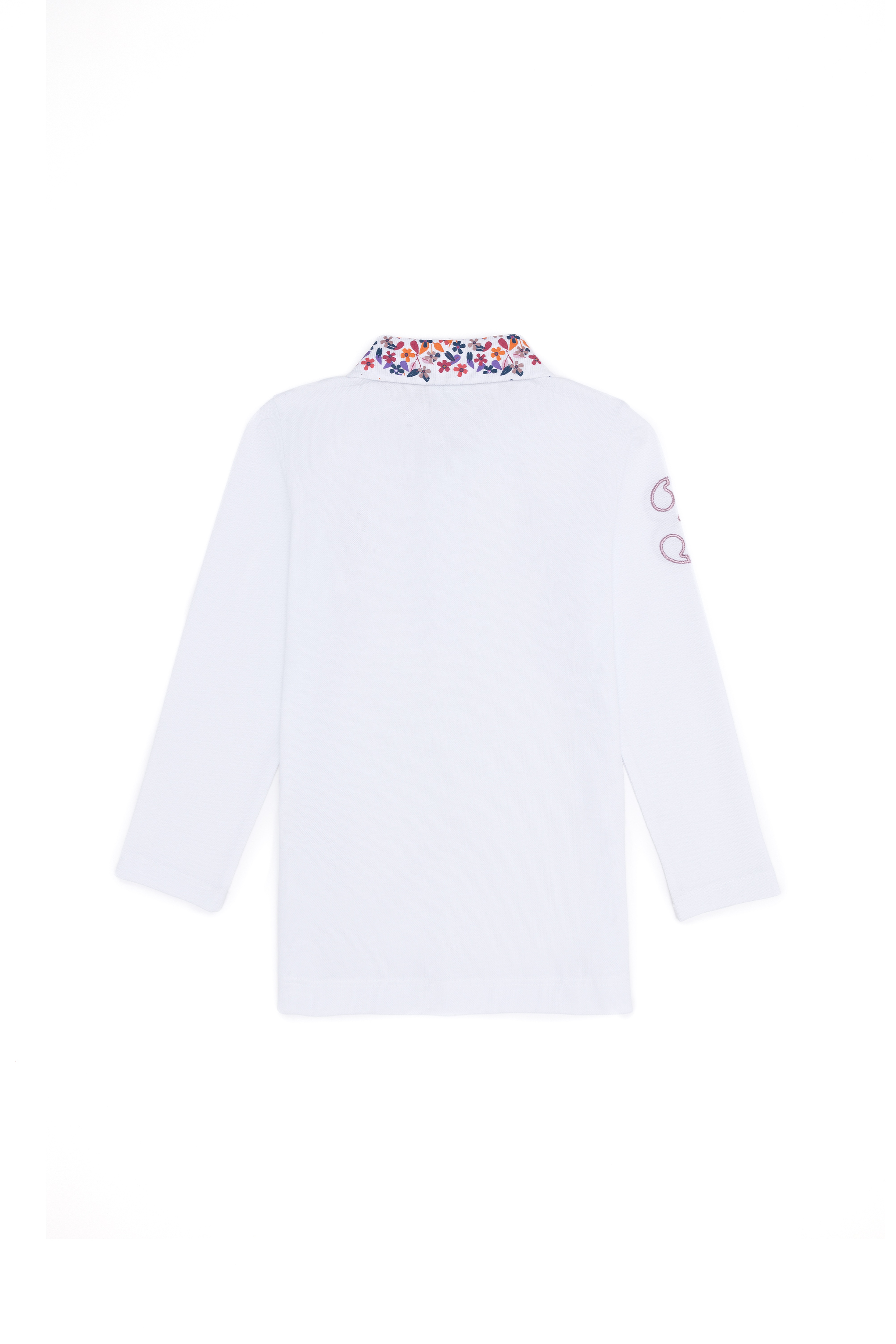 Çocuk Beyaz Basic Sweatshirt - Image 2