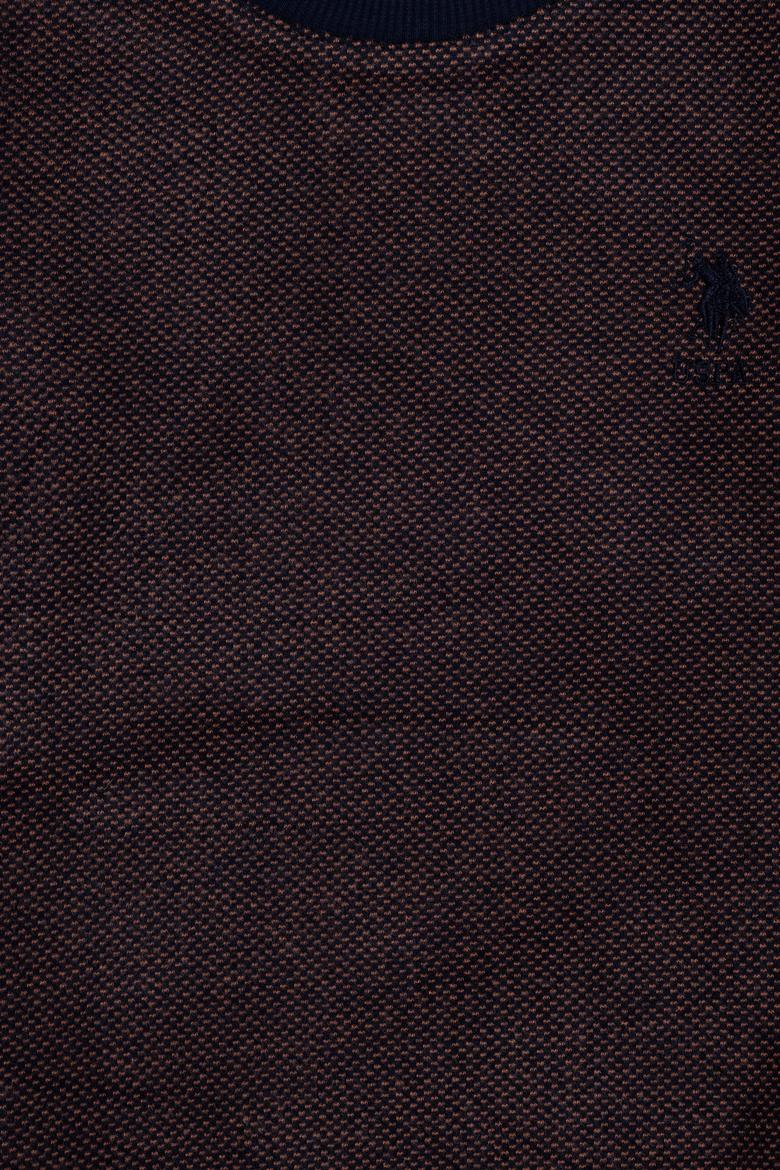 Çocuk Kiremit Bisiklet Yaka Sweatshirt - 50256385010