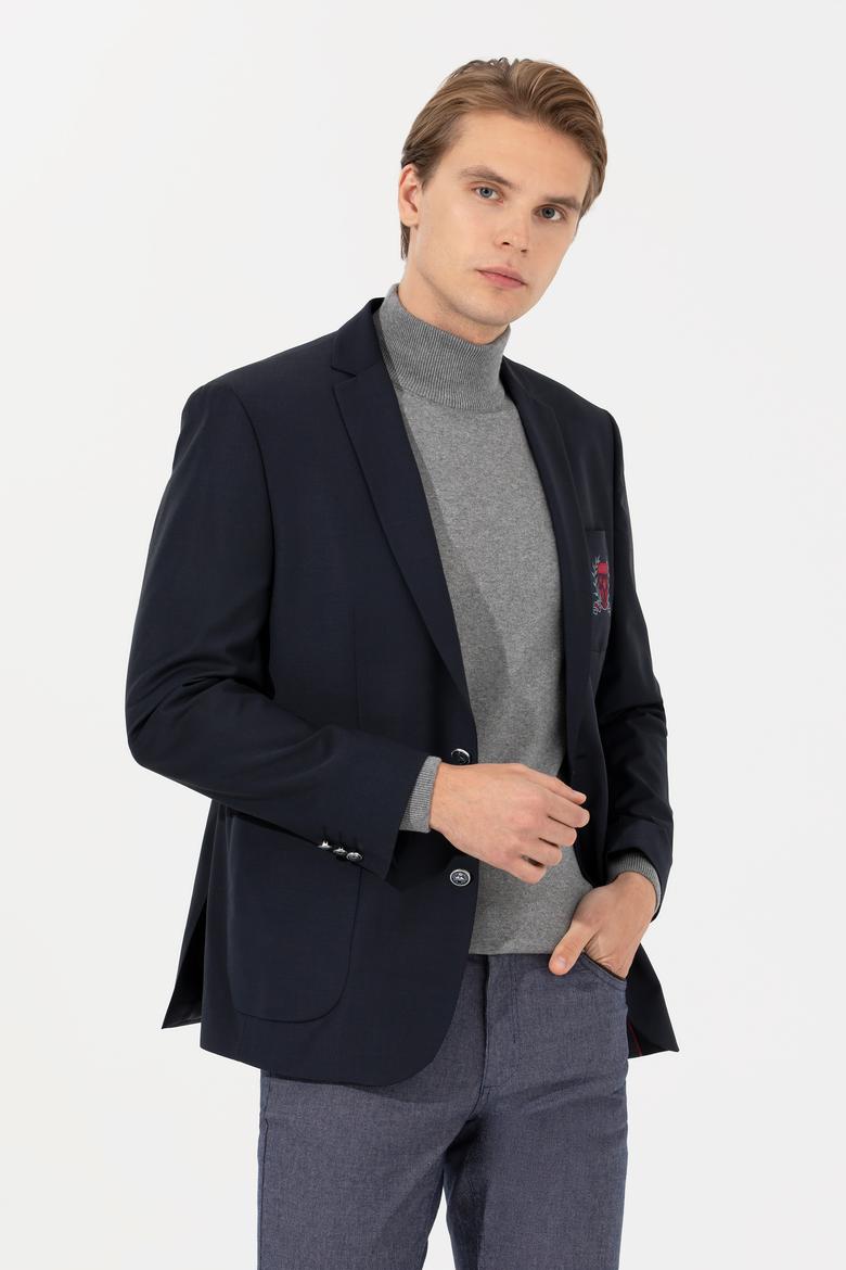 Lacivert Ceket - 50188209009