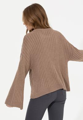 Kadın Camel Melanj Kazak - 50254292004