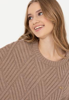 Kadın Camel Melanj Kazak - 50254292004