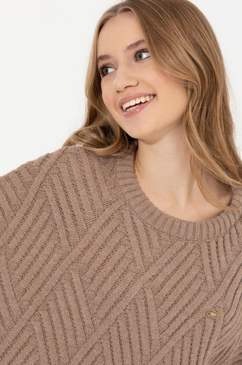 Kadın Camel Melanj Kazak