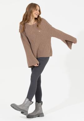 Kadın Camel Melanj Kazak - 50254292004