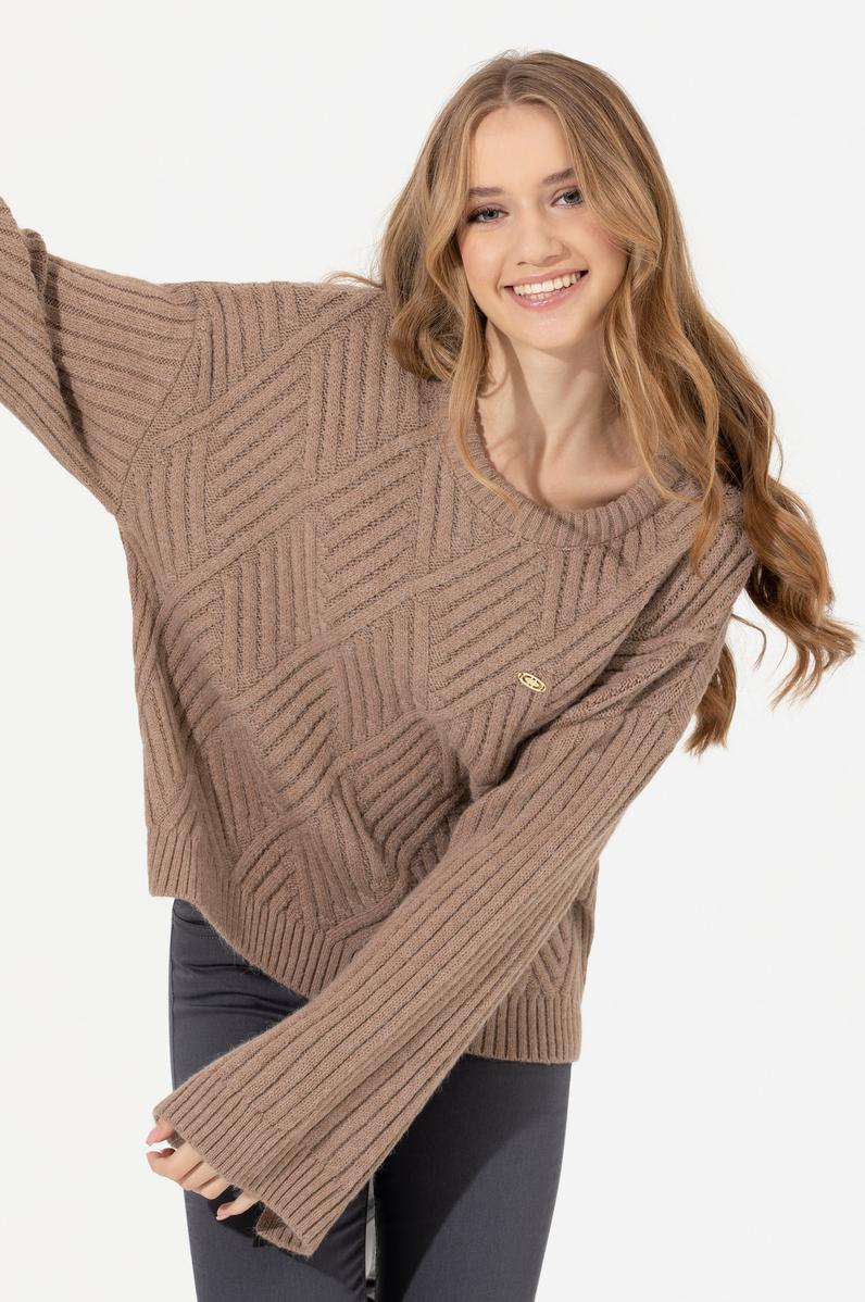 Kadın Camel Melanj Kazak