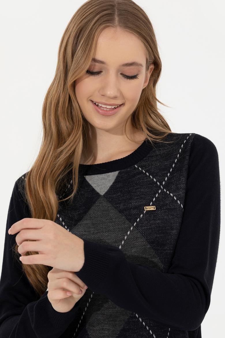 Kadın Lacivert Kazak - 50251896014