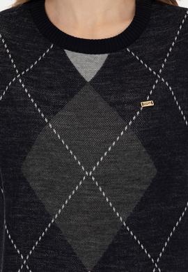 Kadın Lacivert Kazak - 50251896014