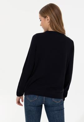 Kadın Lacivert Kazak - 50251896014