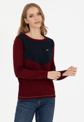 Kadın Bordo Kazak - 50253070006