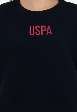 Kadın Lacivert Bisiklet Yaka Sweatshirt - 50261163015