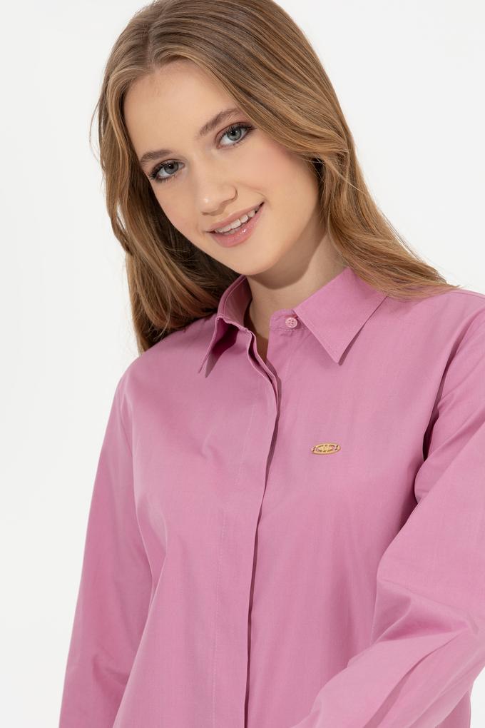 Kadın Manolya Uzun Kollu Gömlek