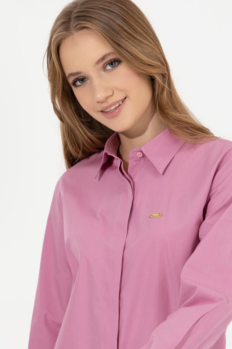 Kadın Manolya Uzun Kollu Gömlek