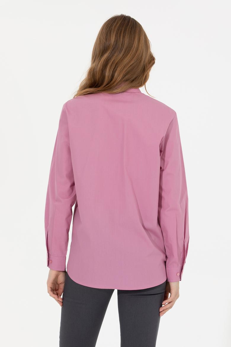 Kadın Manolya Uzun Kollu Gömlek - 50262276028