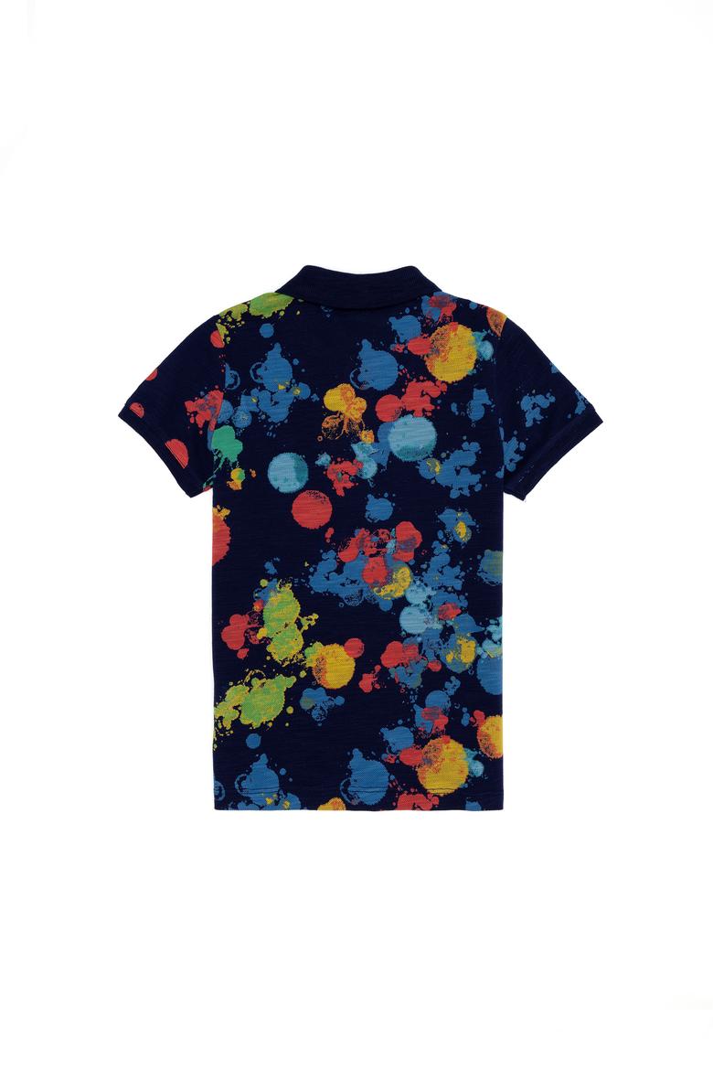 Erkek Çocuk Lacivert Polo Yaka Tişört - 50253256012