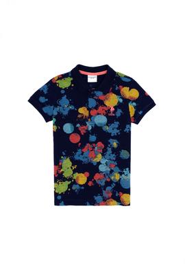 Erkek Çocuk Lacivert Polo Yaka Tişört - 50253256012