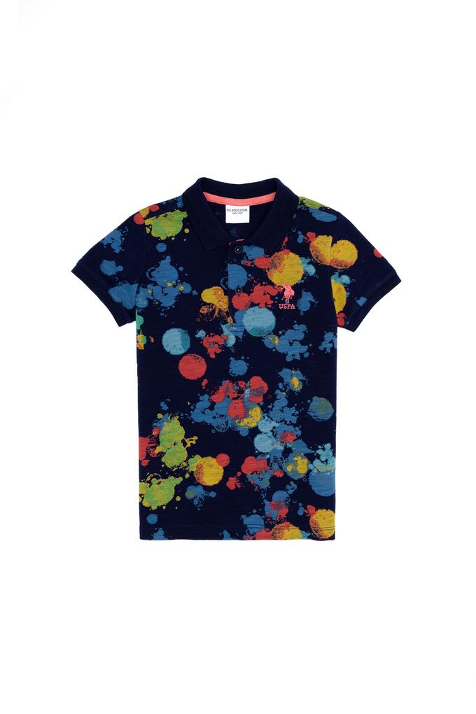 Erkek Çocuk Lacivert Polo Yaka Tişört