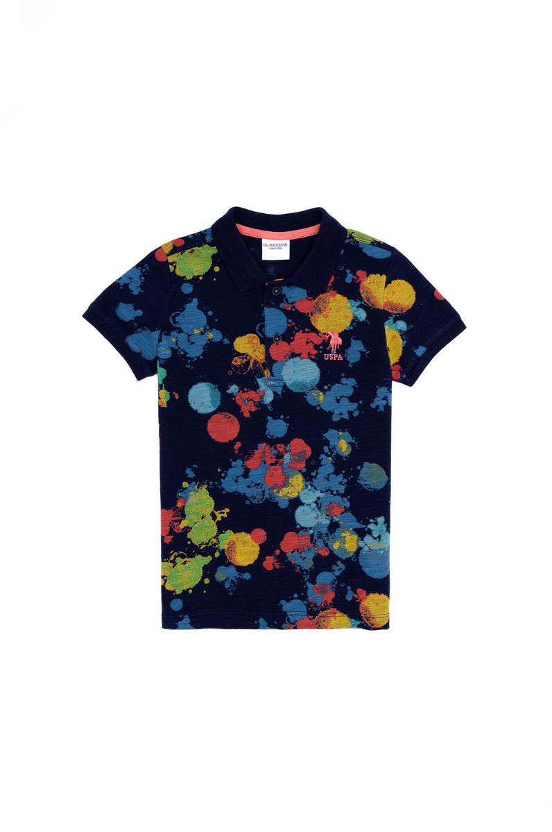 Erkek Çocuk Lacivert Polo Yaka Tişört