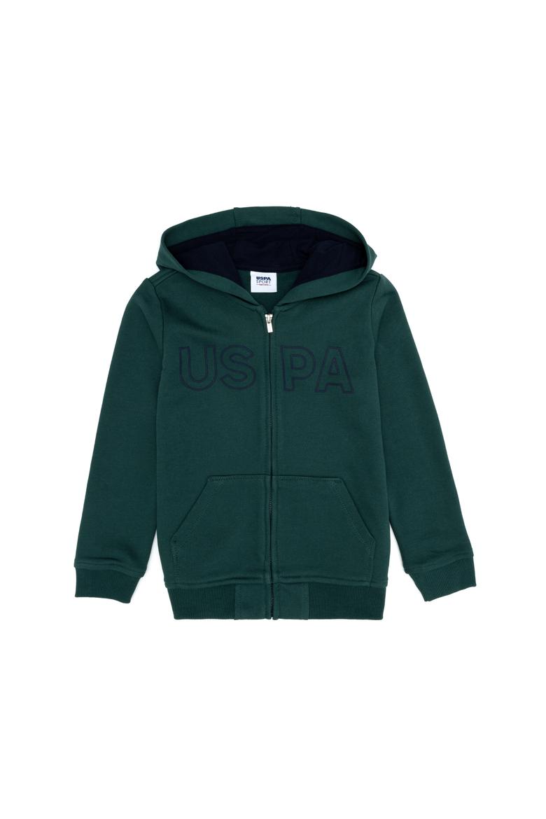 Erkek Çocuk Yeşil Basic Sweatshirt