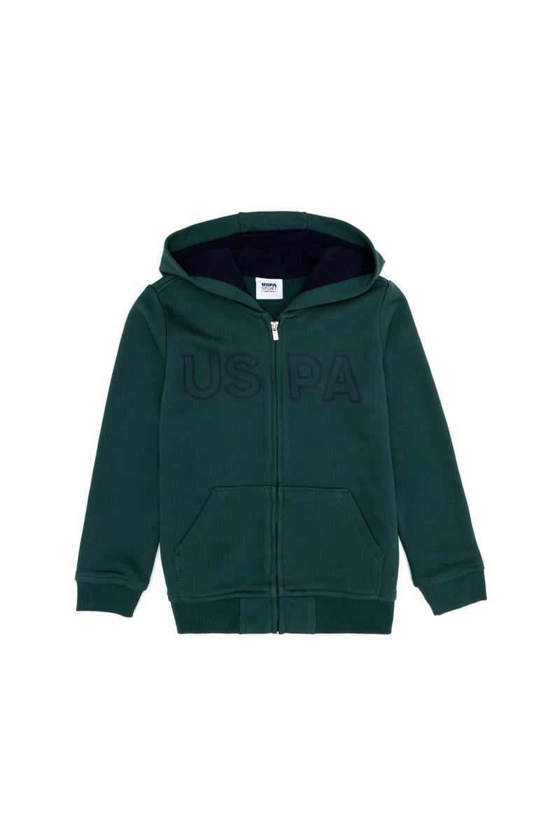 Erkek Çocuk Yeşil Basic Sweatshirt