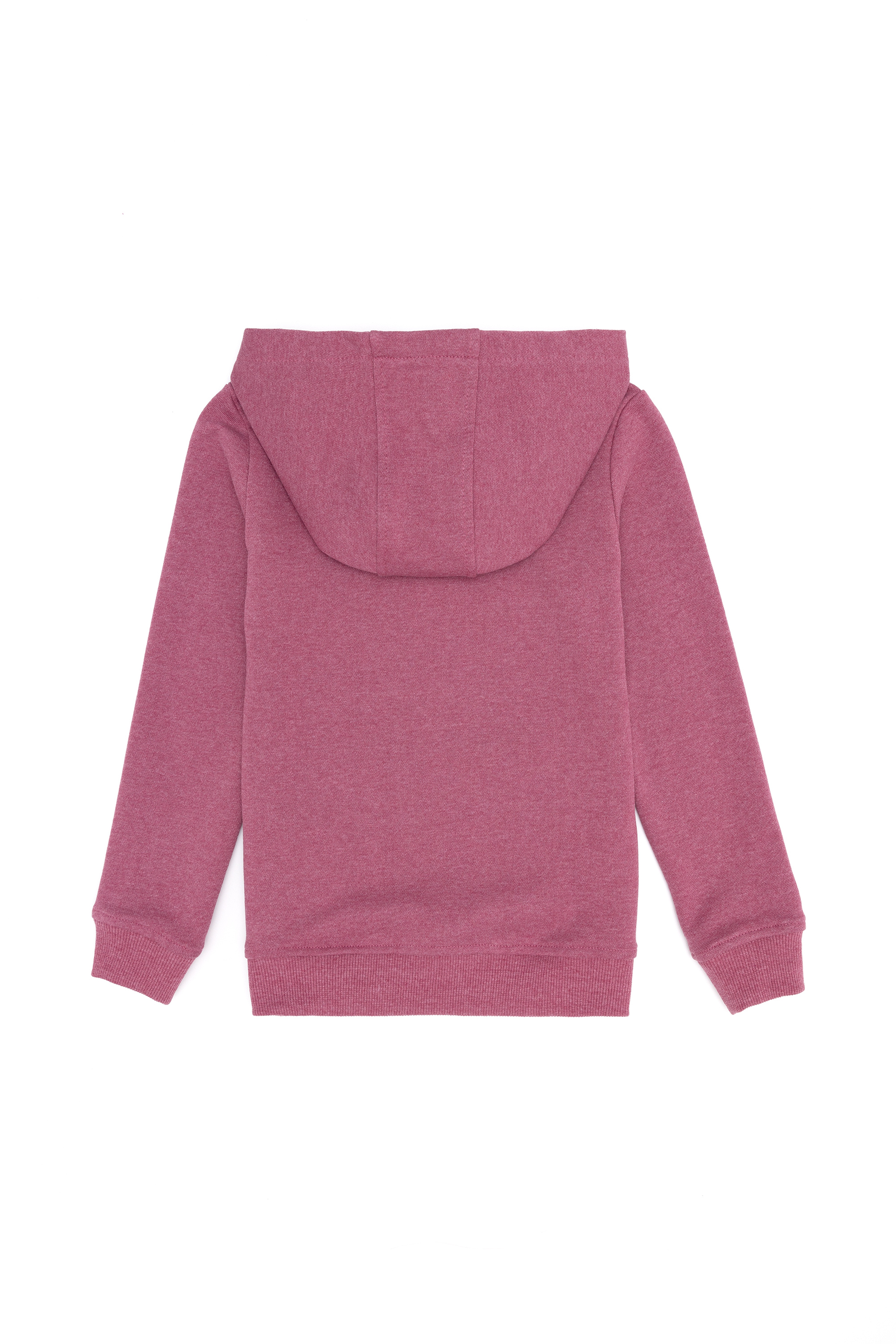 Çocuk Koyu Pembe Kapüşonlu Sweatshirt - Image 2