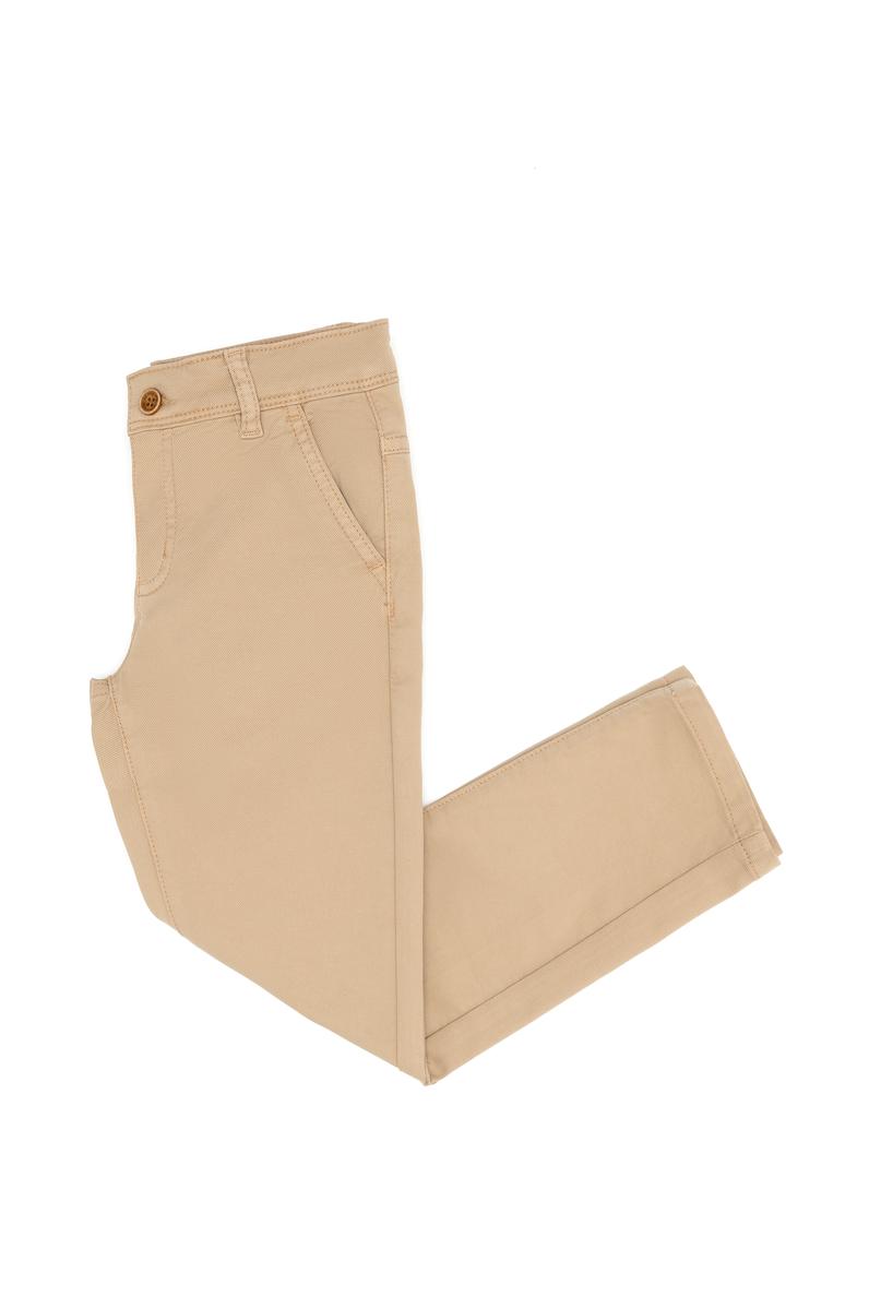 Erkek Çocuk Camel Kanvas Pantolon